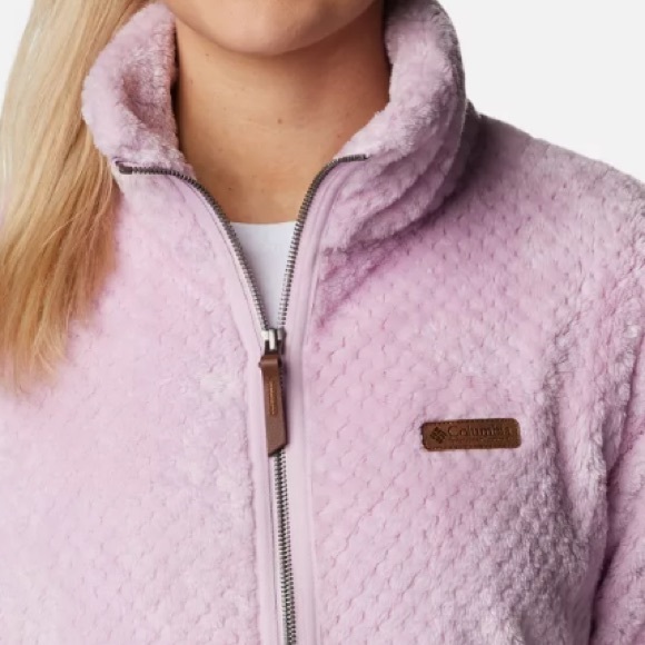 NWT ( Columbia) Ladies fleas jacket size L light, pink color - Picture 3 of 17